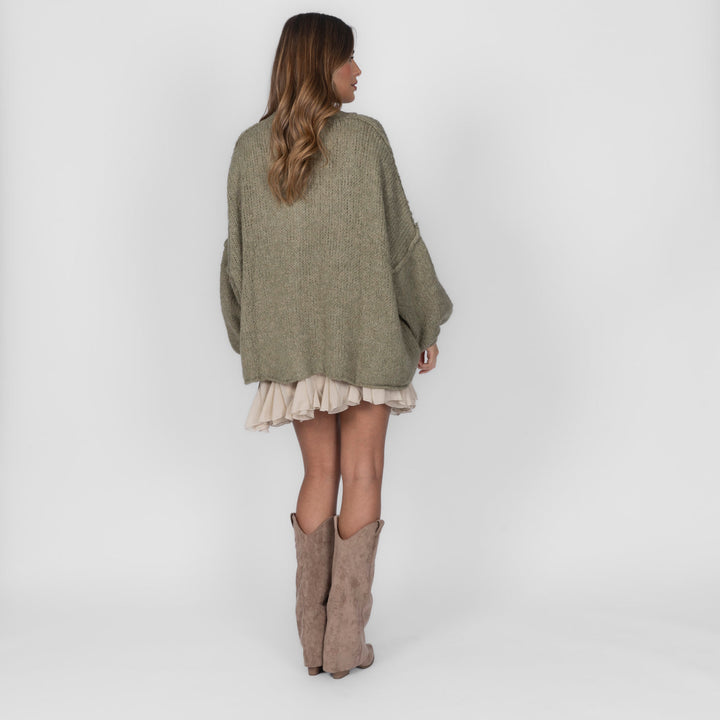 Mea | CozyGlam Oversized Cardigan