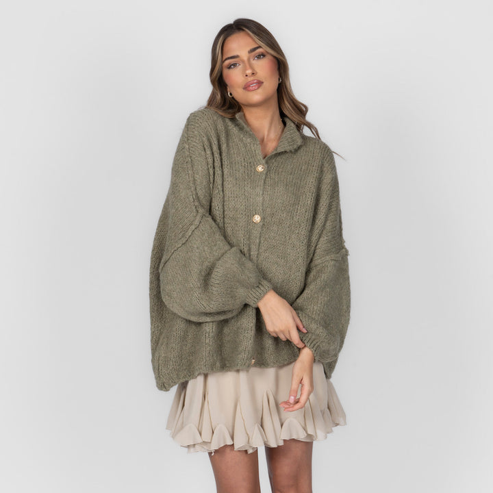Mea | CozyGlam Oversized Cardigan