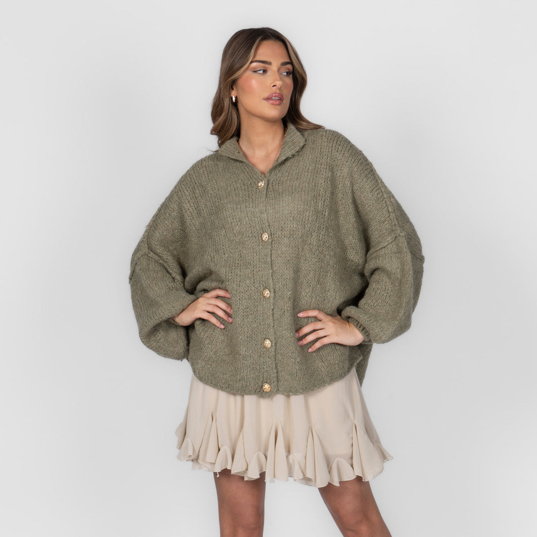 Mea | CozyGlam Oversized Cardigan