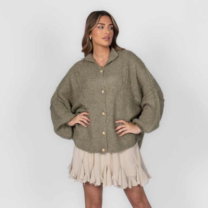 Mea | CozyGlam Oversized Cardigan