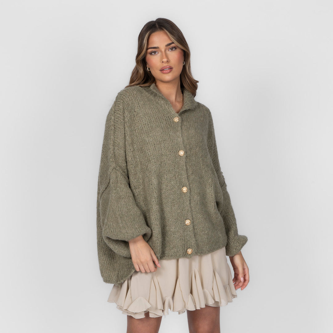 Mea | CozyGlam Oversized Cardigan