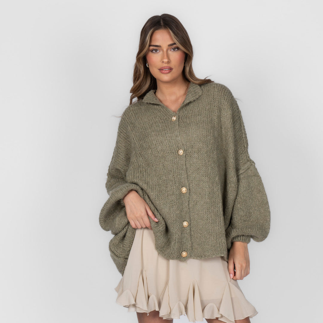 Mea | CozyGlam Oversized Cardigan