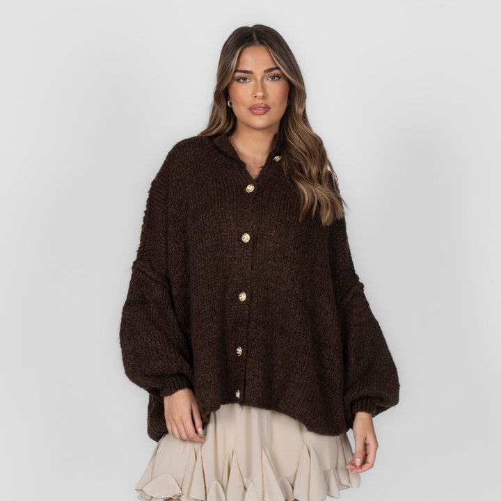 Mea | CozyGlam Oversized Cardigan