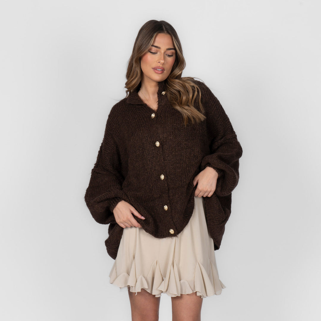 Mea | CozyGlam Oversized Cardigan