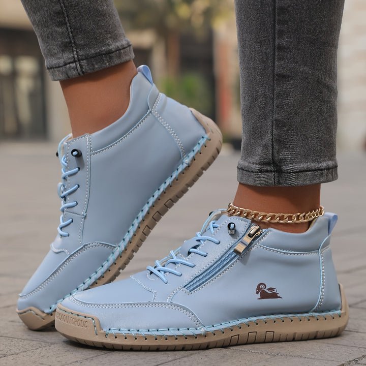 Mila — Komfortable &amp; Stützende Sneakers mit Reißverschluss