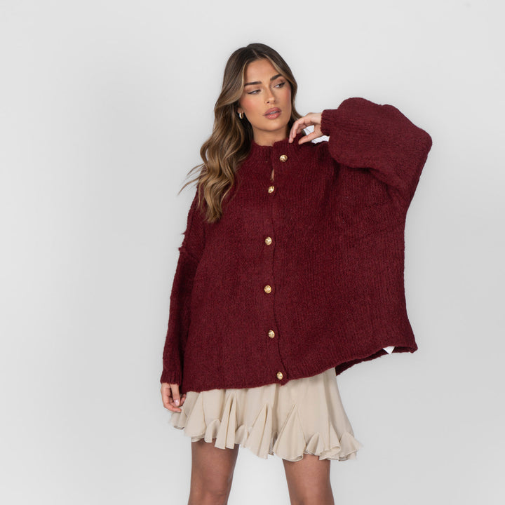 Mea | CozyGlam Oversized Cardigan