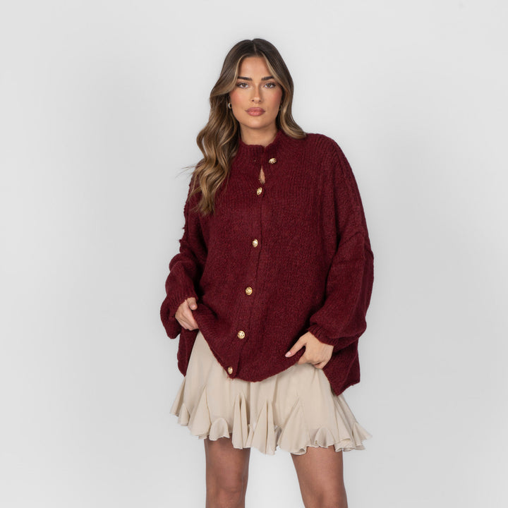 Mea | CozyGlam Oversized Cardigan