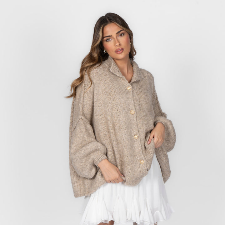 Mea | CozyGlam Oversized Cardigan