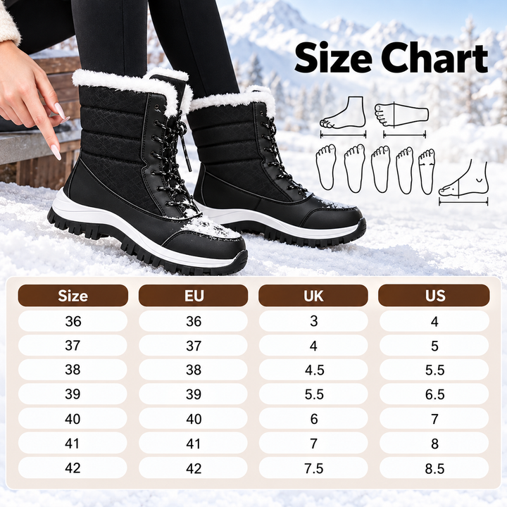 Apple | Waterproof Plush-Lined Mid-Calf Snow Boots