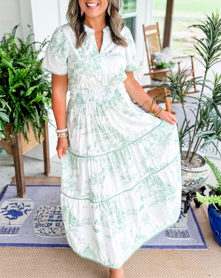 Zara | Classic Toile Maxi
