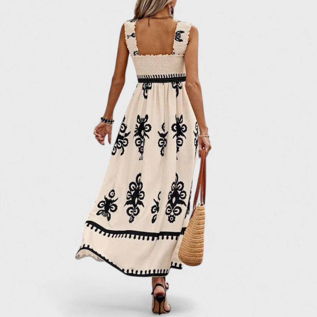 Nereza | Handmade Dress with Handcrafted Embroidery