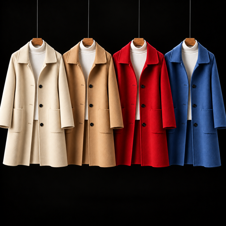 Candace™ | Classic Single Breasted Longline Winter Coat
