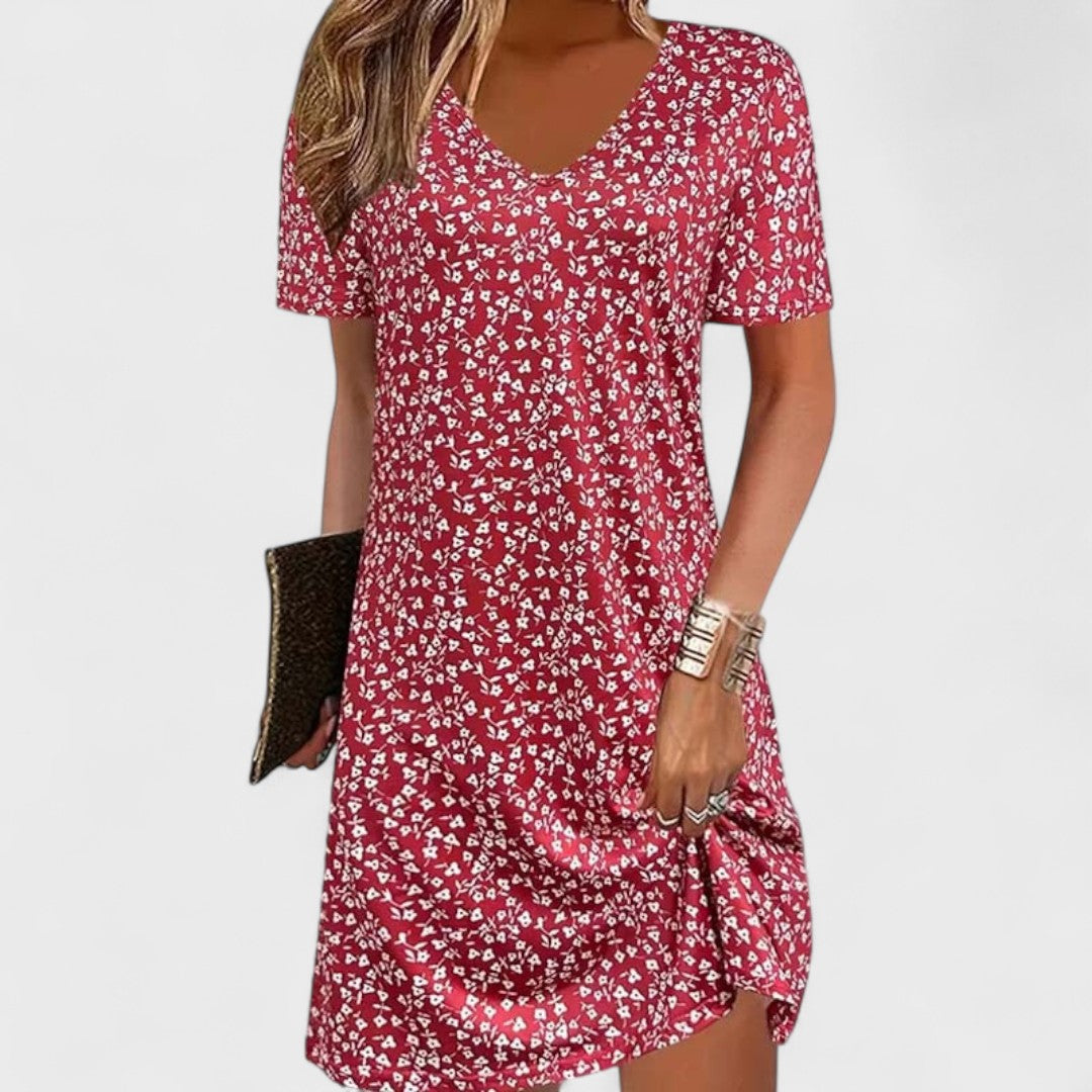 Hailey | Handcrafted Summer Dress with Flowers