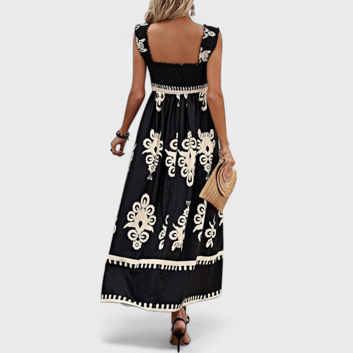 Nereza | Handmade Dress with Handcrafted Embroidery
