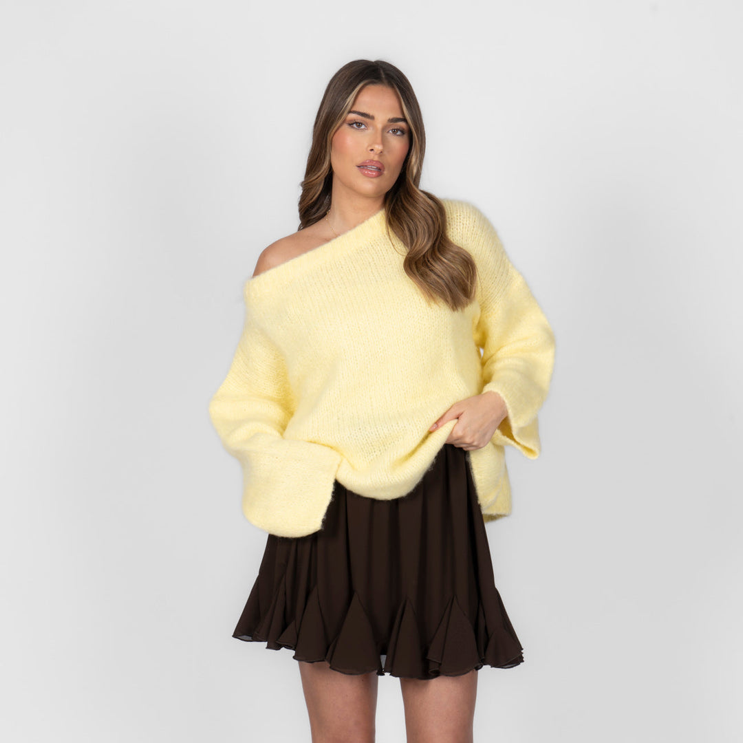 Jane | Ultra-Soft Off-Shoulder Knit
