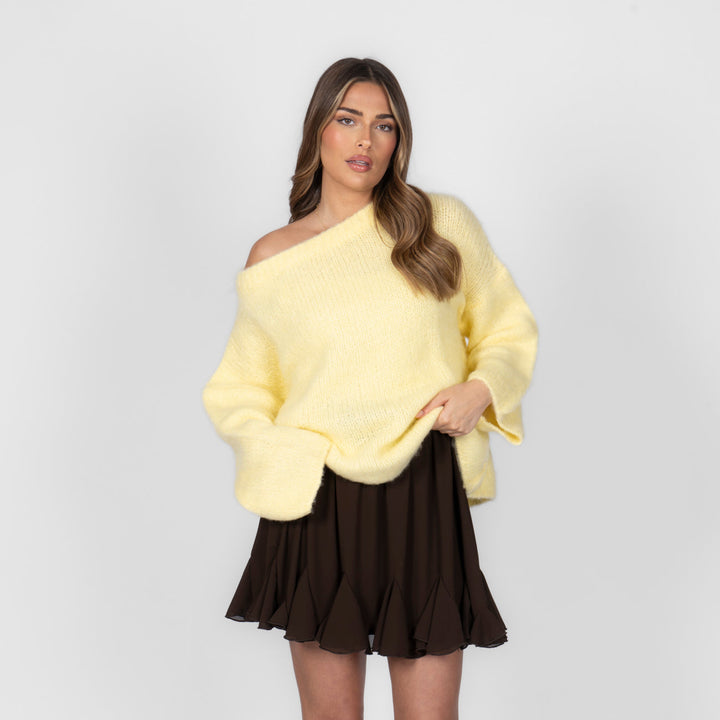 Jane | Ultra-Soft Off-Shoulder Knit