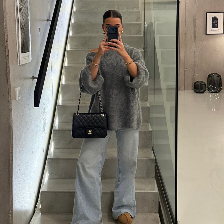 Jane | Ultra-Soft Off-Shoulder Knit