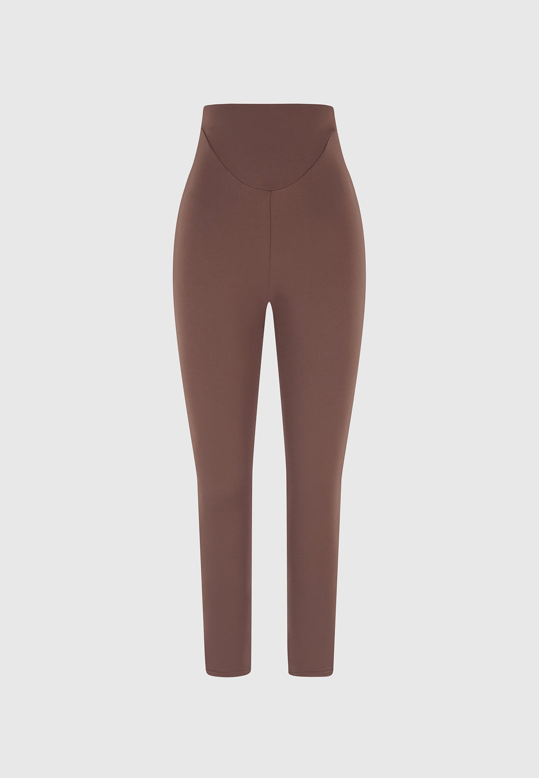 Chloe - High Waisted Leggings - Brown