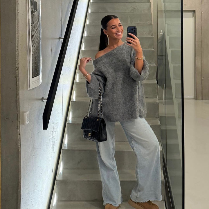 Jane | Ultra-Soft Off-Shoulder Knit