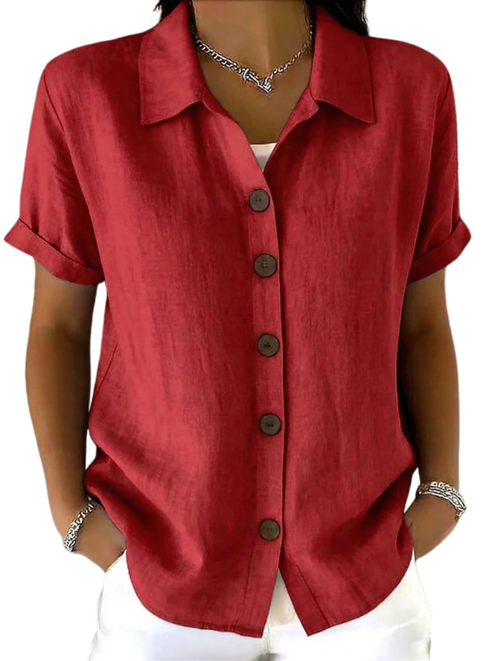 Gracie™ | Relaxed Short Sleeve Women’s Shirt.