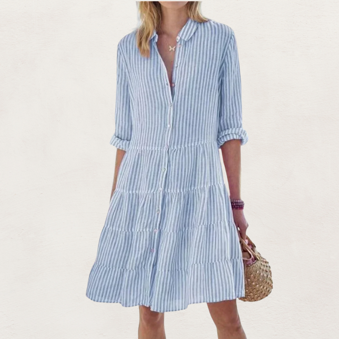 Lydia™ Flattering Button Dress