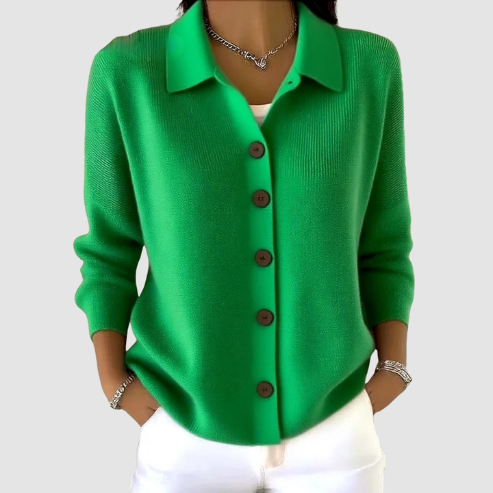 Millie | Button-Up Collared Cardigan