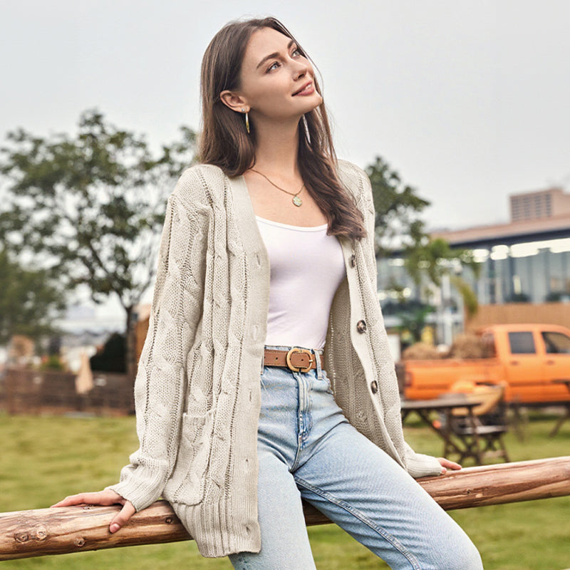 Kyle | Women’s Autumn Midi Knit Sweater