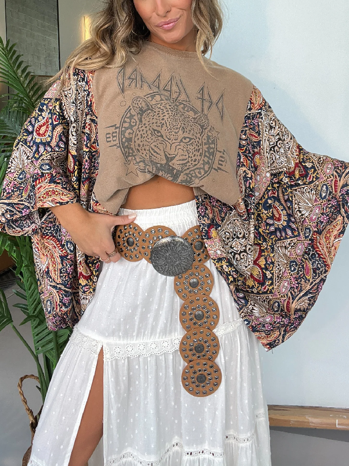 Def Leppard Mix &amp; Match Tee Taupe（No Patch）