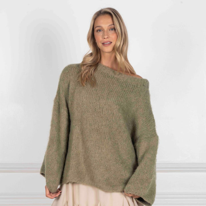 Jane | Ultra-Soft Off-Shoulder Knit