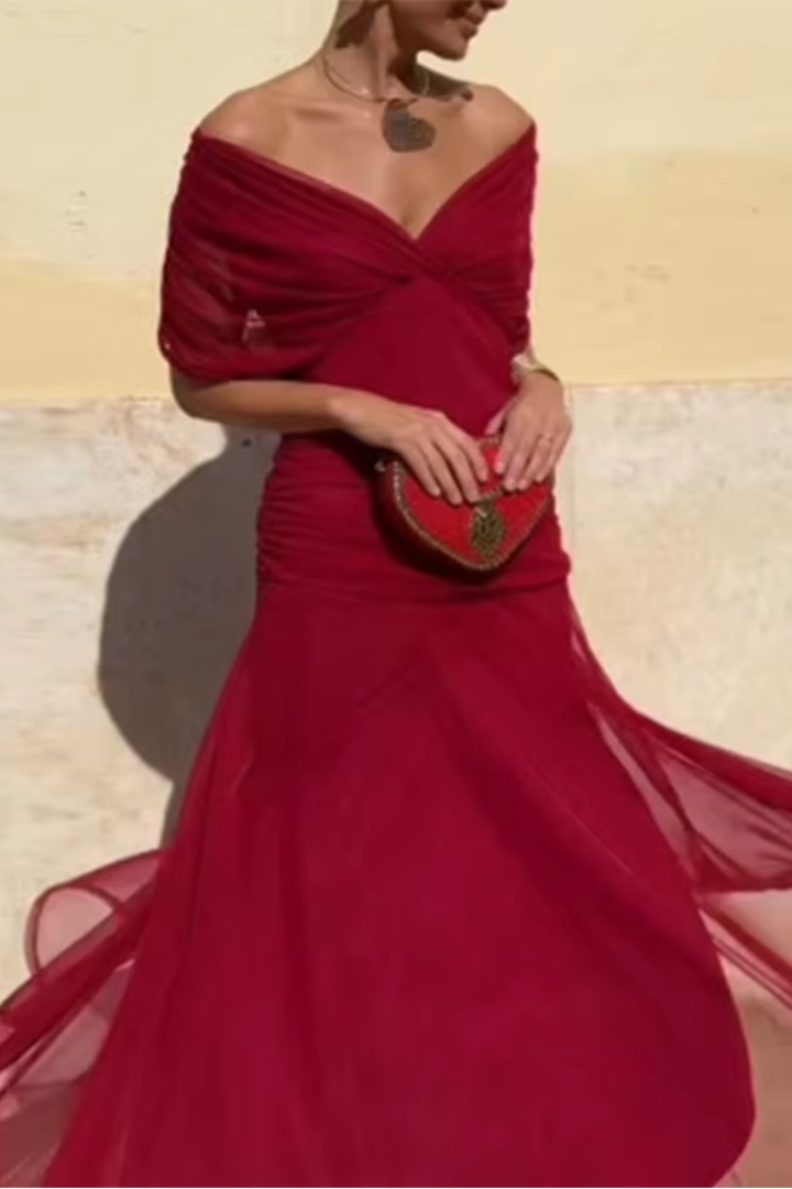 Lorenza™ | Elegant Maxi Dress with V-Neck