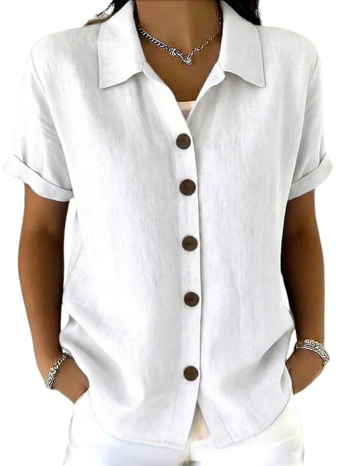 Gracie™ | Relaxed Short Sleeve Women’s Shirt.