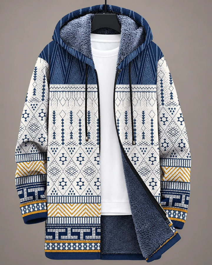 Isadora | Mosaic Print Hooded Jacket
