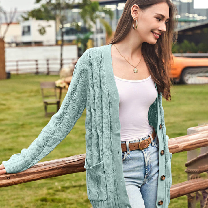 Kyle | Women’s Autumn Midi Knit Sweater