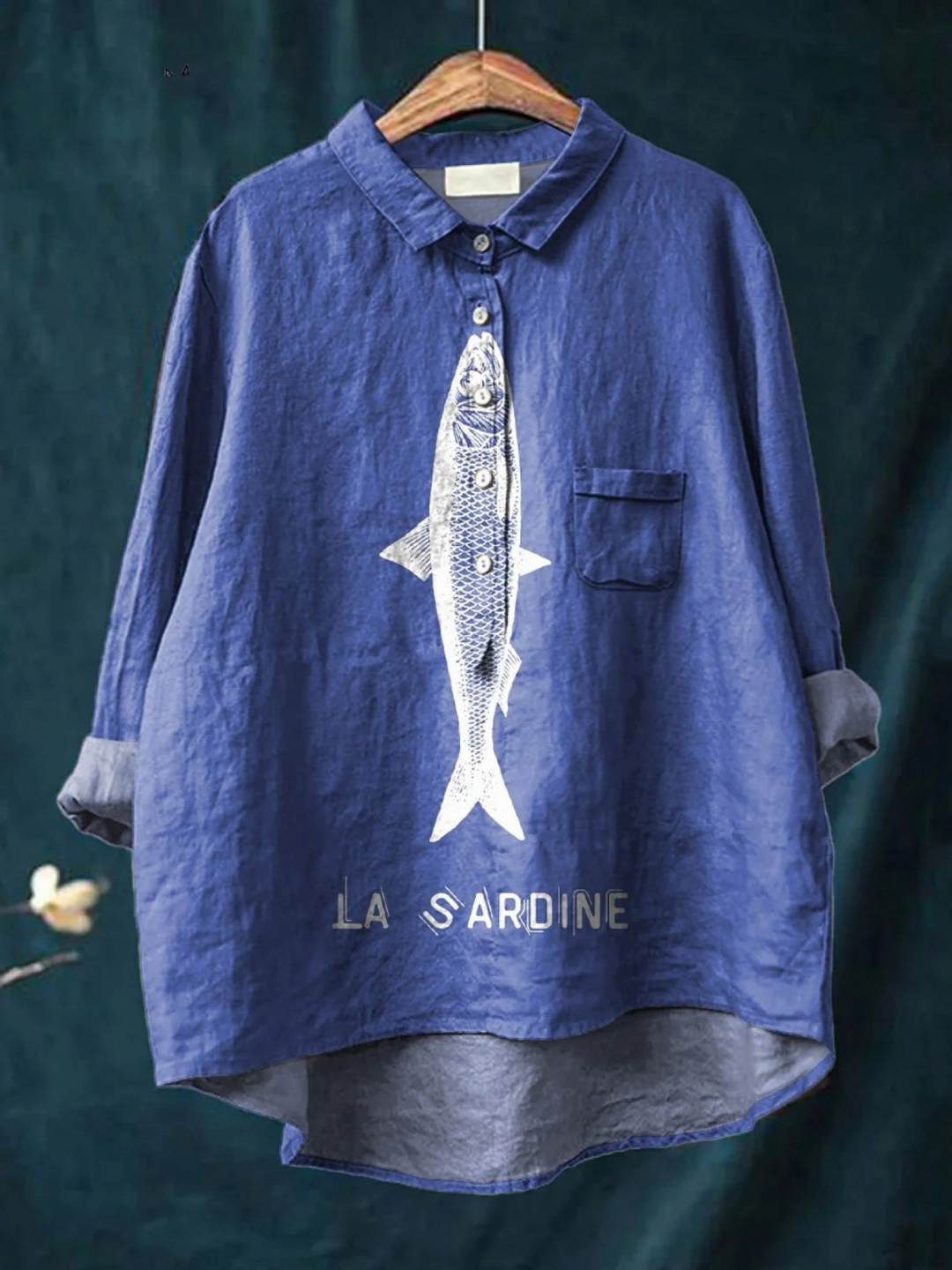 Faye | Sardine Fish Graphic Printed Women&