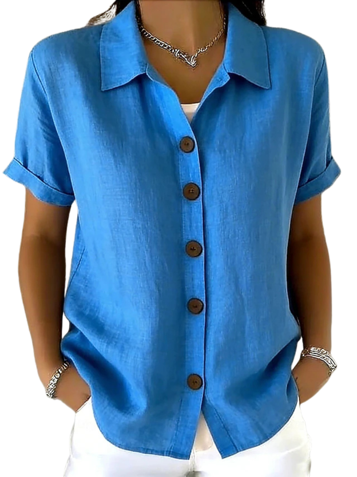 Gracie™ | Relaxed Short Sleeve Women’s Shirt.