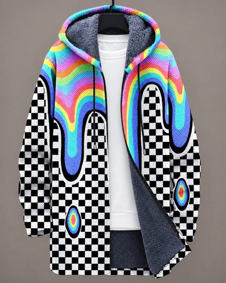 Madeline | Cat Print Hooded Jacket