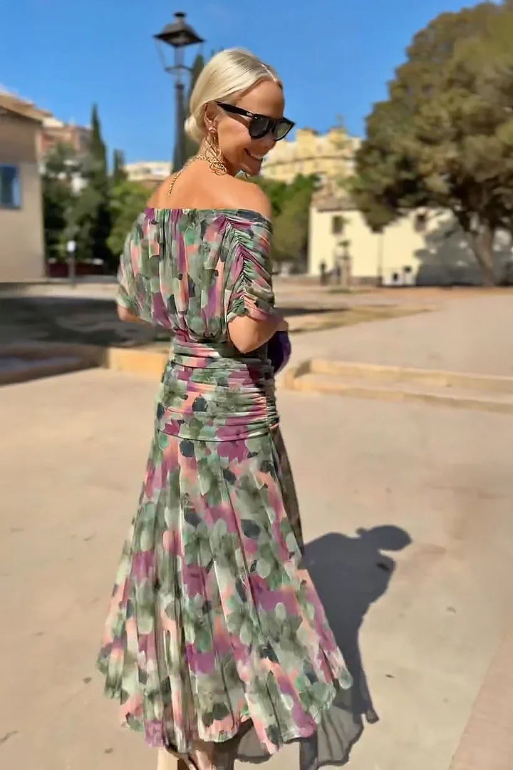 Lorenza™ | Elegant Maxi Dress with V-Neck