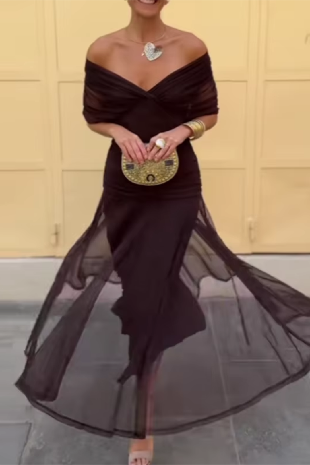 Lorenza™ | Elegant Maxi Dress with V-Neck