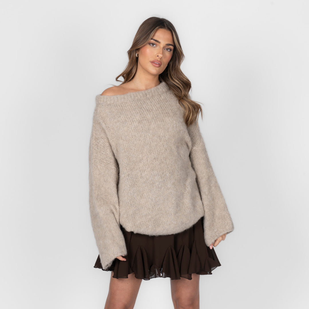 Jane | Ultra-Soft Off-Shoulder Knit