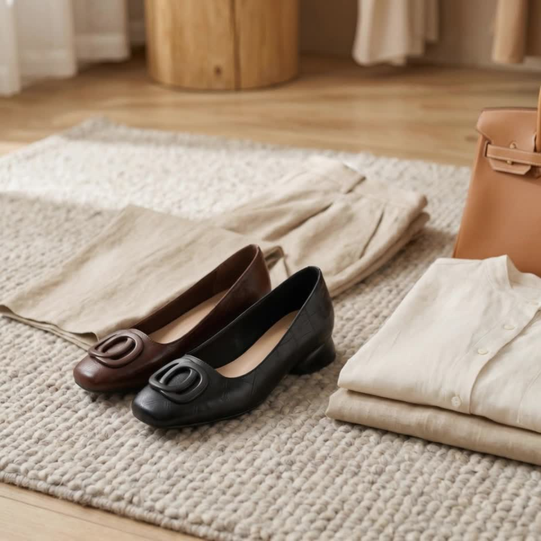 Sophia | Elegant leather Flats for Women