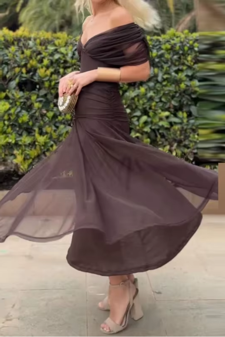 Lorenza™ | Elegant Maxi Dress with V-Neck