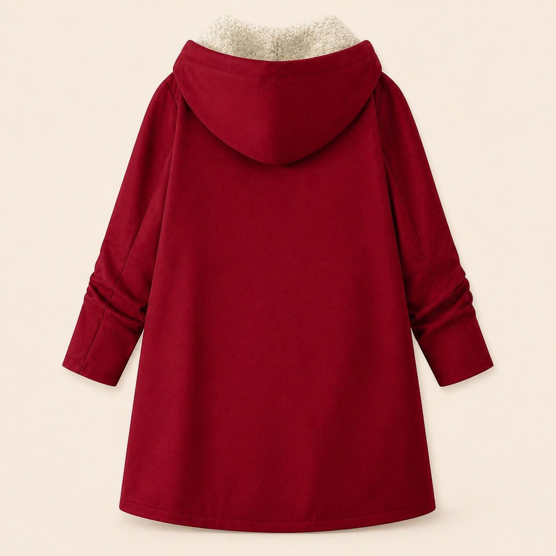 Odessa | Cozy Fleece-Lined Hooded Coat