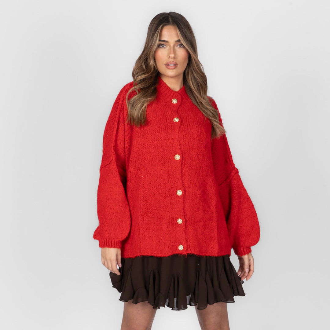 Mea | CozyGlam Oversized Cardigan