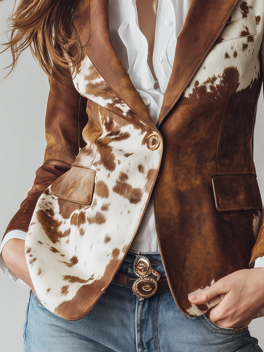 Priscilla | Statement Print Blazer