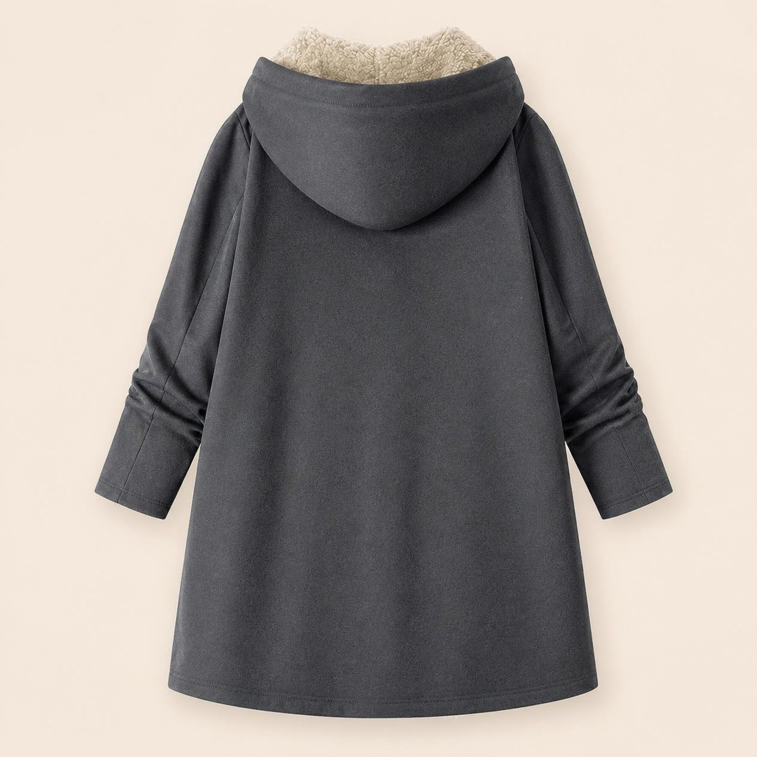 Odessa | Cozy Fleece-Lined Hooded Coat