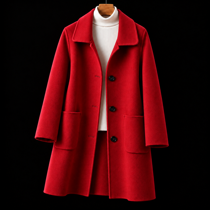 Candace™ | Classic Single Breasted Longline Winter Coat
