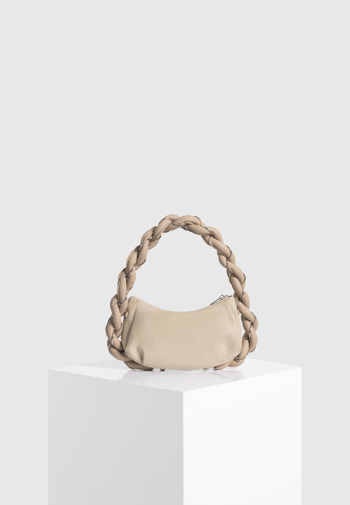 Somme - Leather Handbag - Beige