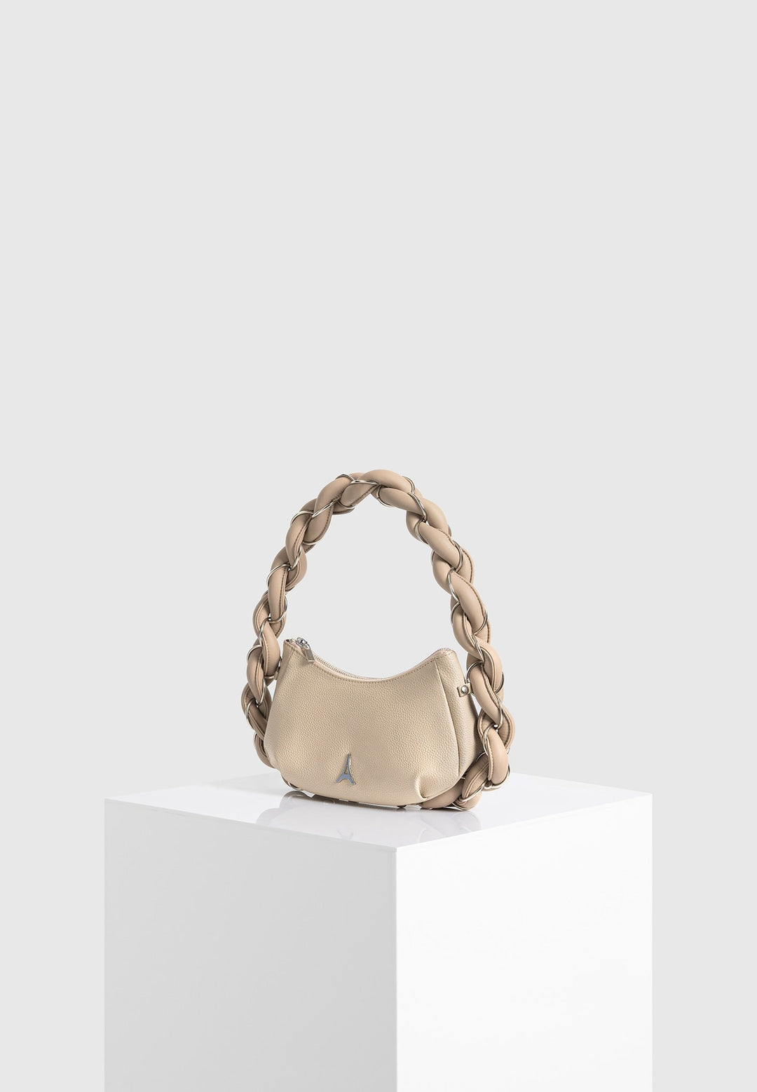 Somme - Leather Handbag - Beige