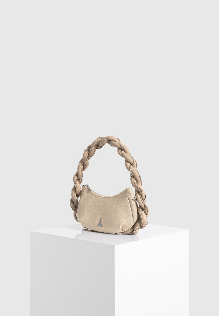 Somme - Leather Handbag - Beige