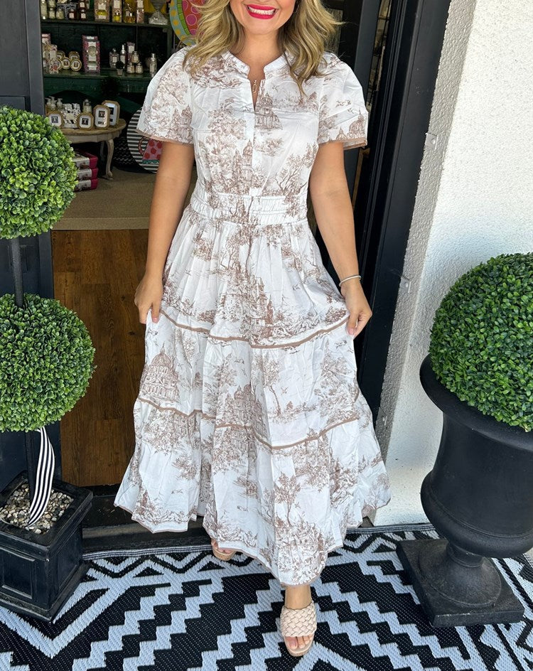 Zara | Classic Toile Maxi